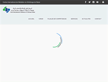 Tablet Screenshot of cimar-maroc.org